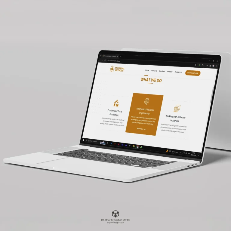 Technical Methods Website — لوحة ٣