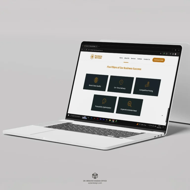 Technical Methods Website — لوحة ٧