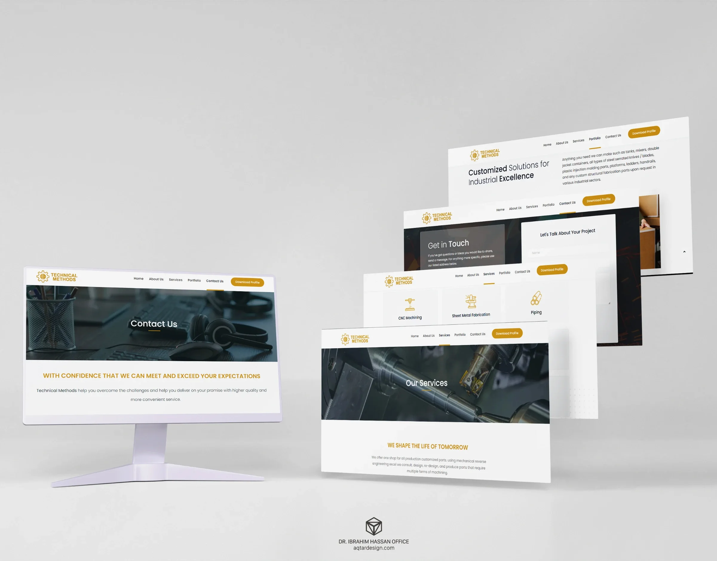 Technical Methods Website — لوحة ٩